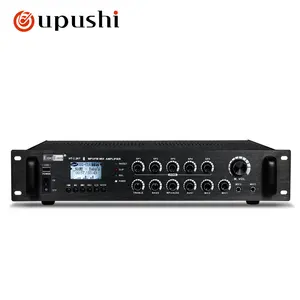 Oupushi HT-1.2AT Professionele Eindversterker Twee-Kanaals Multi Zone Audio Home Stereo Controller