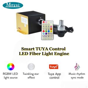 Projecteur LED à fibres optiques WiFi TUYA Twinkle, éclairage LED intelligent contrôlé par application, RGBW, <span class=keywords><strong>ciel</strong></span> étoilé pour plafond, pour home cinéma - Product Image 2