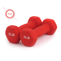Accueil Femmes Fitness Musculation 2kg Haltères hexagonaux en néoprène en fonte avec vinyle rose Ensembles de revêtement de fer à tremper