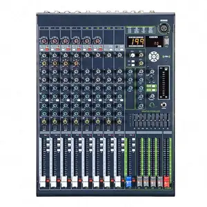 Wholesale Cheap price sound mixer updated 16 channel series blue tooth function audio mixer console with USB mini dj mixer