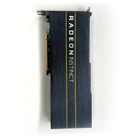 Carte graphique VII 16 Go 4096 bits avec interface 8+8 broches, GPU Mi50 pour serveurs PC, avec ventilateur