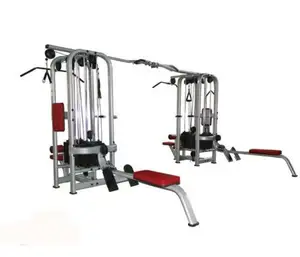 Proveedor de fábrica Fitness Gym Equipment Heavy Duty Cable Crosover Multi Jungle 8 Station Gym Trainer Jungla Para Gym