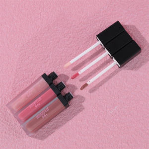 Stock en gros bon marché cosmétiques liquide rouge à lèvres logo personnalisé brillant à lèvres vendeurs clair brillant à lèvres miroitant - Product Image 3