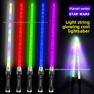 Épée <span class=keywords><strong>laser</strong></span> lumineuse télescopique en plastique modèle Clear Sea 555, jouet pour enfants, décorations de fête en plein air, vente chaude 1 - Product Image 5