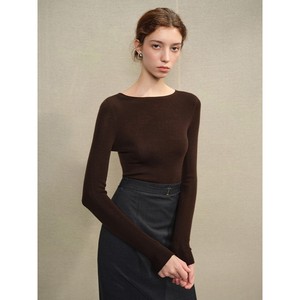 Camiseta <span class=keywords><strong>Jomi</strong></span> Coreana Unisex de Piel de Leche 2.0, Lana Merino, de un Solo Hombro, Tejida, de Manga Larga, Camiseta Base, Suéter de Otoño Invierno 2025 - Product Image 6