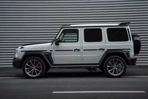 Kit de Carrocería de Fibra de Carbono Seca Tuning para <span class=keywords><strong>Mercedes</strong></span>-Benz W465 <span class=keywords><strong>G63</strong></span> 2025+ Facelift Upgrade Estilo B, Parachoques, Capó y Alerón - Product Image 2