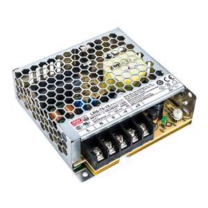 Alimentation à découpage Meanwell LRS-75-12 72W 12VDC 6A à sortie unique, refroidissement par convection naturelle, usage industriel - Product Image 4
