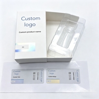 Étiquettes et boîtes personnalisées pour flacons de peptides 3ml 5ml 10ml Finition brillante Autocollant résistant à la déchirure Scellé ODM Livraison rapide