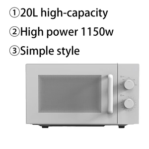 Oferta <span class=keywords><strong>Horno</strong></span> de <span class=keywords><strong>Microondas</strong></span> de 220V 50HZ y 25L en Color Blanco y Negro Versión en Inglés Multifunción para el Hogar de Fácil Operación a Precio de Fábrica - Product Image 4