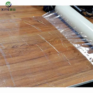 Protezione superficiale all'ingrosso facile da strappare e attaccare pellicola trasparente pe per legno tavola di plastica