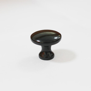 Furniture Handle And <b>Knob</b> Zinc Alloy Round Single Hole <b>Black</b> Minimalist Drawer Pull Durable - Product Image 1