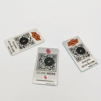 Étiquette d'identification d'actifs en acier inoxydable numérotée pour machines, équipements et outils informatiques, gravée au laser, avec données de bande nationale, pour l'expédition et la gestion des actifs