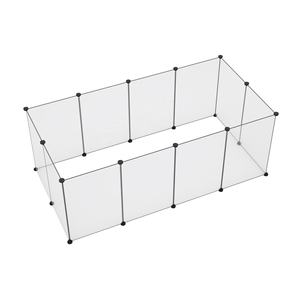 Rimovibile trasparente PP pannello morbido in plastica moderno rettangolo Pet box 12 confezioni per piccoli animali uso esterno - Product Image 3