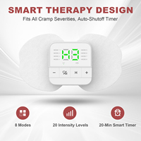 Estimulador TENS con 8 Modos de Calor para Alivio del Dolor Corporal, con Función de Temporizador y Masaje, Unidad Recargable Tipo C