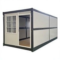 Maison conteneur mobile préfabriquée pliable, logement temporaire, modèle à assemblage rapide 3*6*2.8