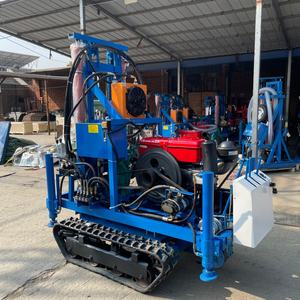 Impianto di Perforazione Idraulico Cingolato Completamente Automatico per Pozzi d'Acqua, Trivella, Attrezzatura per Pozzi Domestici, Profondità 150/200 Metri - Product Image 4