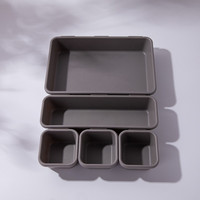 Organisateur de tiroir de bureau à domicile, plateaux de rangement en plastique, séparateurs, conteneurs de rangement pour la maison, le bureau et la cuisine