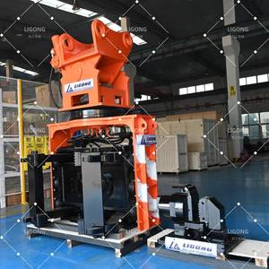 Machine de pose de pieux multifonctionnelle à fixation latérale, adaptée aux travaux de construction de ponts, de ports et de régions côtières, mâchoires interchangeables - Product Image 6
