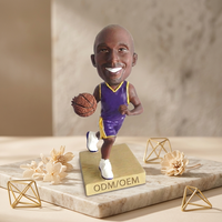 Figurine de joueur de basket-ball personnalisée en résine, vente en gros, cadeau promotionnel d'équipe, fabricant