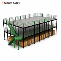 Estantería Metálica ROCKET RACK de Alta Resistencia, Galvanizada, Antioxidante, Capacidad de Carga de 500 kg/m², con Recubrimiento Electrostático en Polvo