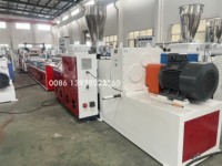 Machine/Ligne de production de panneaux de porte et de cadres de porte en PVC WPC de 1100 mm, ligne d'extrusion de porte en WPC