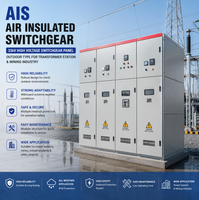 Appareillage de commutation isolé à l'air AIS 33 kV, panneau d'appareillage haute tension de type extérieur pour postes de transformateurs et l'industrie minière