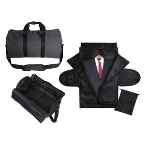 Muestra gratuita ¡Gran oferta! Bolsa de viaje 2 en 1 para llevar de noche, tipo Duffel + Porta trajes de viaje de 39 pulgadas con bolsa separada para zapatos/botas - Product Image 4