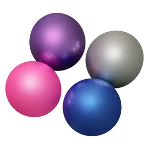 热卖健身稳定普拉提球光滑瑜伽多色聚氯乙烯25厘米瑜伽球