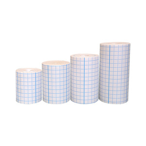 Nonwoven Fabric Roll Adhesive Tape Blue Grid 5x10 8x10 15x10 20x10 Meter Health Massage Body Patches - Product Image 4