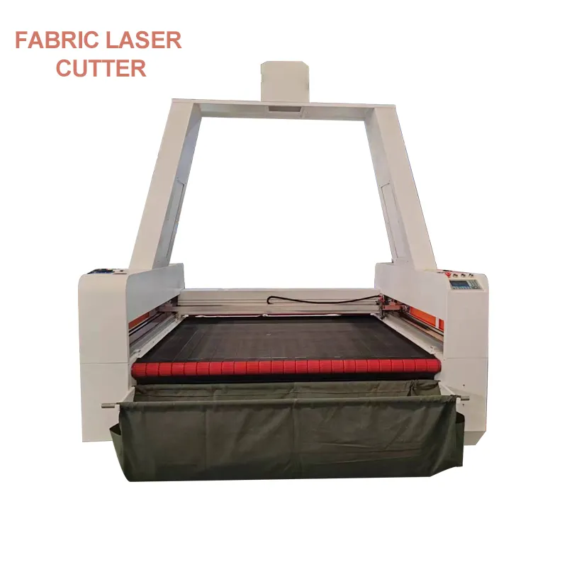 Mesin pemotong laser co2 ARGUS dengan kain kamera Tekstil Mesin pemotong kulit laser pemberian makan otomatis mesin pemotong laser