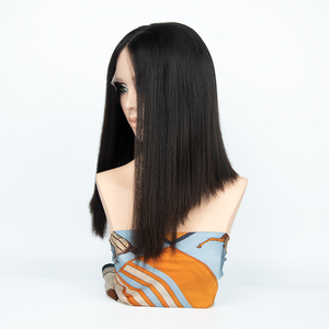 Peluca Judía Kosher con Frente de Encaje, Cabello Virgen Ruso Liso HD para Encaje sin Pegamento, Decolorado para Mujeres, Precio Directo de Fábrica - Product Image 3