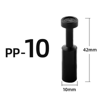 Connecteur rapide pneumatique en plastique PP de 4/6/8/10/12/16 mm, raccord de tuyau, embout de tuyau, bouchon d'arrêt