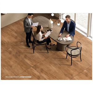 Super Wood Blanco Beige Wood Look Polished Glazed Porcelain Tiles 24x48inch Decorative Floor <b>Wall</b> Tile - Product Image 5