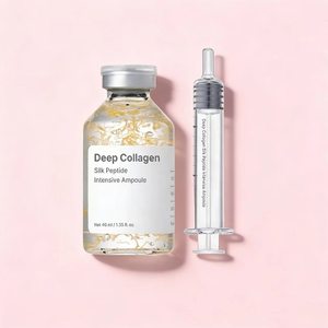 Ampoule intensive au collagène et aux peptides de soie 40 ml avec bienfaits raffermissants et hydratants pour la peau délicate des hommes - Product Image 4