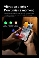 Anillo Inteligente de Fitness de Alta Calidad, Frecuencia Cardíaca, Interacción por Gestos, Marco Clásico, Recordatorio por Vibración, Monitoreo de Ejercicio, Resistente al Agua