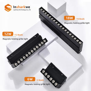 מודרני אנטי זוהר 48v הוביל מסלול אור גבוה crack 97 מ 20 מ "מ מגנטי בסיס שבב אלומיניום עבור מוזיאונים תערוכות אמנות <span class=keywords><strong>ar111</strong></span> - Product Image 3