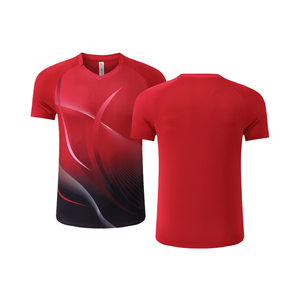 2526 Kaos Latihan Sepak Bola Pria New Jersey Kerah Bulat Cepat Kering Bernapas 1pc/Grup Cetak Digital Nama & Nomor Tim Kustom - Product Image 3