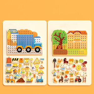 New Arrival Educational Montessori Toddler Educational Threading Toys 4 Styles Threading Rope Game for Children Boys Girls - Product Image 5