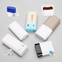 Tube en plastique personnalisé avec logo pour crème solaire, déodorant stick, shampoing, baume à lèvres, 40g, emballage rechargeable, vente en gros