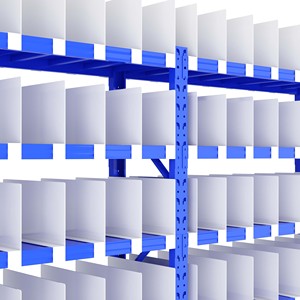 Rak <span class=keywords><strong>Display</strong></span> Supermarket Berbahan Logam Kuat, Rak Pembatas Satu Sisi, Rak Berdiri Bebas, Perakitan Snap-Fit, Dapat Disesuaikan - Product Image 1