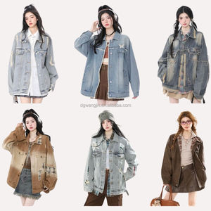 เสื้อแจ็กเก็ตคาวบอยแขนยาวของ<span class=keywords><strong>ผู้หญิง</strong></span>เสื้อผ้าทำงานลำลองใหม่ฤดูใบไม้ร่วง2025 - Product Image 6