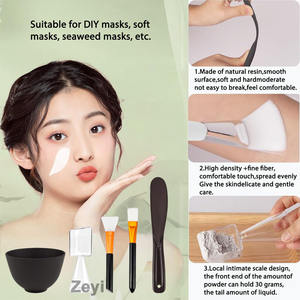 Kit de Mezcla de Mascarillas DIY con Logotipo Personalizado, Tazón de Silicona, Espátula, Aplicador de Mascarillas y Taza Medidora - Product Image 3