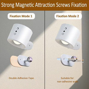 Household LED Reading <b>Lamp</b> with Remote Control Rechargeable <b>Wireless</b> Wall for Living Room Tri-color Light Dimmable - Product Image 3