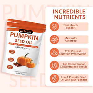 Testere Palmetto kapsülleri ile OEM kabak çekirdeği yağ Softgels yağ asitleri fitosteroller saç üriner mesane prostat sağlığını destekler - Product Image 6