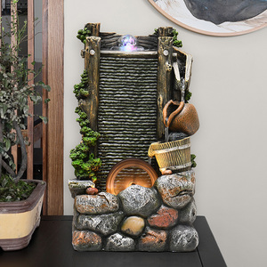 Home Decor <b>Office</b> Desktop Mini Waterfall Feng Shui <b>Fountain</b> <b>Indoor</b> <b>Water</b> <b>Fountain</b> Resin Crafts Tabletop <b>Water</b> <b>Fountain</b> - Product Image 3