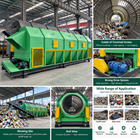 Trommel de criblage rotatif pour déchets solides municipaux, machine de tri et de recyclage des déchets, équipement certifié CE avec roulement