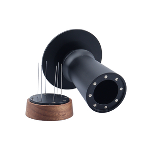 Doppia molla <span class=keywords><strong>a</strong></span> pressione costante <span class=keywords><strong>caffè</strong></span> manomissione Barista utensili 304SS Espresso manomissione legno noce nera ago per <span class=keywords><strong>caffè</strong></span> WDT utensili - Product Image 5