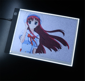 Bảng vẽ đèn LED A2 A3 A4 A5, bảng vẽ kim cương, bảng chiếu sáng siêu mỏng, độ sáng điều chỉnh, bảng vẽ có thước - Product Image 2