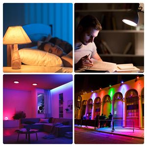 Nhà Thông Minh chiếu sáng <span class=keywords><strong>LED</strong></span> Battery Operated <span class=keywords><strong>RGB</strong></span> <span class=keywords><strong>E27</strong></span>/E12 Bulb Dimmable CCT thay đổi điều khiển từ xa có thể sạc lại Globe DC bóng đèn thông minh - Product Image 6