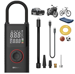 4000mAh xe lốp Inflator kỹ thuật số cho xe đạp xe 150 PSI mini thông minh lốp Inflator Màn hình Màn hình máy bơm không khí có thể sạc lại - Product Image 1